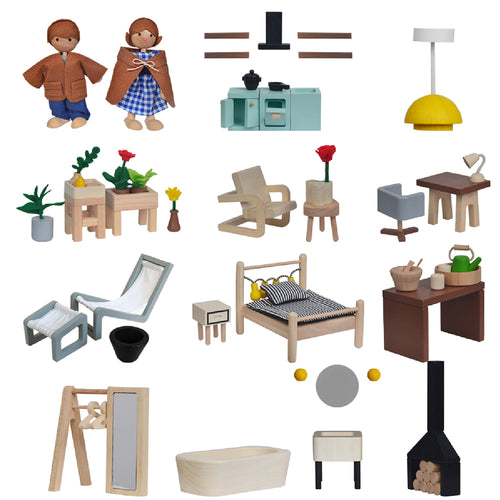 Blue Ribbon Scandi Doll House furniture and accessories